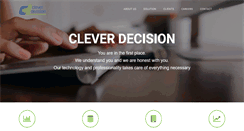 Desktop Screenshot of cleverdecision.com